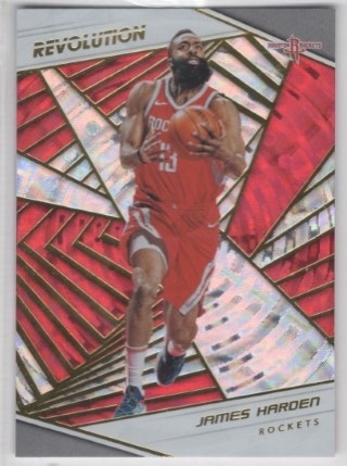 2018-19 Panini Revolution - Fractal #048 - James Harden - Houston Rockets