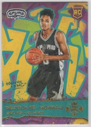 2016-17 Court Kings - #174 Rookie III - Dejounte Murray - San Antonio Spurs