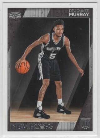 2016-17 Hoops - #285 Dejounte Murray - ROOKIE - San Antonio Spurs