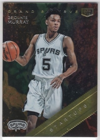 2016-17 Panini Grand Reserve - Startups #ST-DJ - Dejounte Murray - ROOKIE - San Antonio Spurs
