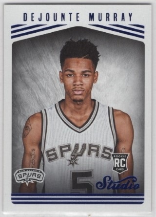 2016-17 Studio - #196 Studio Edition - Dejounte Murray - ROOKIE - San Antonio Spurs