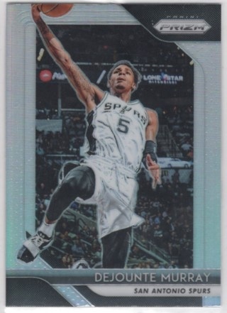 2018-19 Panini Prizm - Prizm Silver #261 - Dejounte Murray - San Antonio Spurs