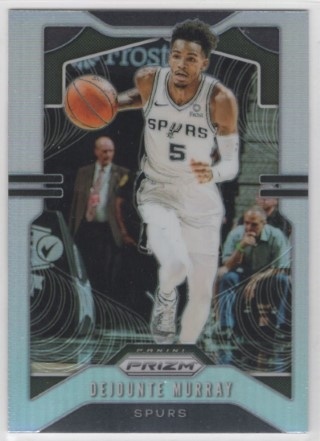 2019-20 Panini Prizm - Prizm Silver #138 - Dejounte Murray - San Antonio Spurs