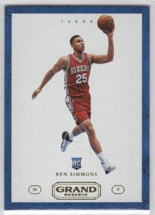 2016-17 Panini Grand Reserve - #001 Ben Simmons - ROOKIE - Philadelphia 76ers