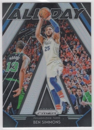 2018-19 Panini Prizm - All Day Silver #03 - Ben Simmons - Philadelphia 76ers