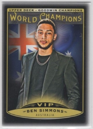2019 Upper Deck Goodwin Champions - VIP Black World Champions #WC-07 - Ben Simmons