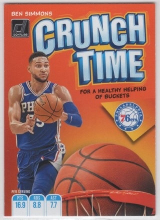 2019-20 Donruss - Crunch Time #18 - Ben Simmons - Philadelphia 76ers