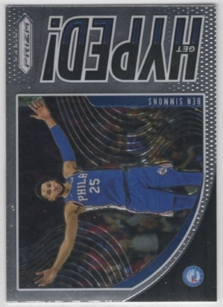 2019-20 Panini Prizm - Get Hyped! #09 - Ben Simmons - Philadelphia 76ers