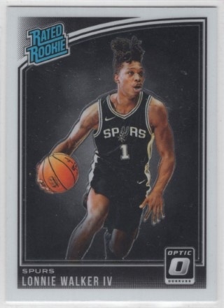 2018-19 Donruss Optic - #174 Rated Rookie - Lonnie Walker IV - ROOKIE - San Antonio Spurs