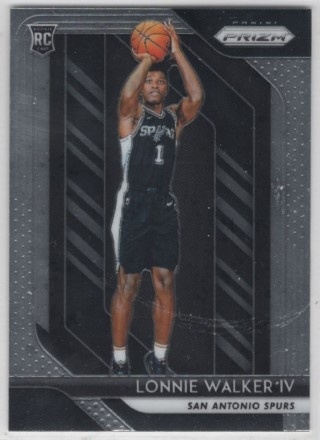 2018-19 Panini Prizm - #251 Lonnie Walker IV - ROOKIE - San Antonio Spurs