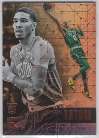 2017-18 Panini Essentials - Retail #129 - Jayson Tatum - ROOKIE - Boston Celtics
