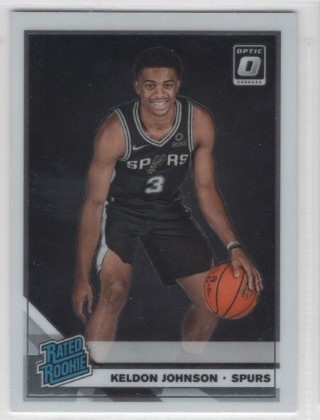 2019-20 Donruss Optic - #186 - Keldon Johnson - ROOKIE - San Antonio Spurs