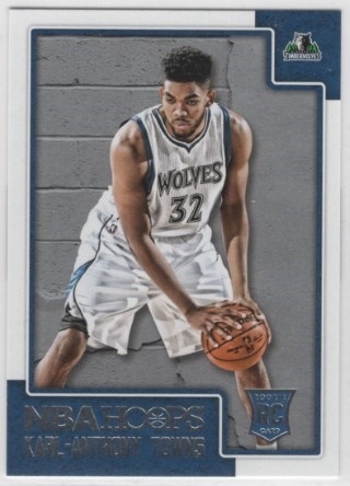 2015-16 Hoops - #289 Karl-Anthony Towns - ROOKIE - Minnesota Timberwolves