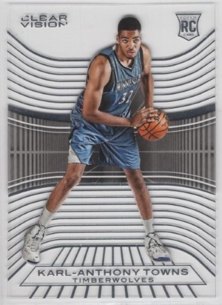 2015-16 Panini Clear Vision - #082 Karl-Anthony Towns - ROOKIE - Minnesota Timberwolves