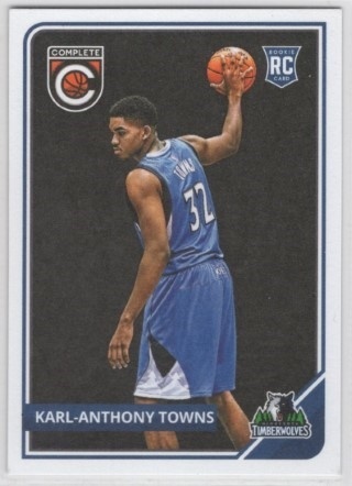 2015-16 Panini Complete - #303 Karl-Anthony Towns - ROOKIE - Minnesota Timberwolves