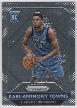 2015-16 Panini Prizm - #328 Karl-Anthony Towns - ROOKIE - Minnesota Timberwolves