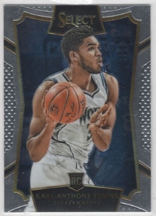 2015-16 Select - #016 Karl-Anthony Towns - ROOKIE - Minnesota Timberwolves