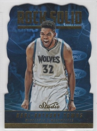 2016-17 Studio - Rock Solid #RS-KT - Karl-Anthony Towns - Minnesota Timberwolves