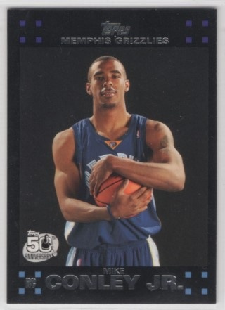 2007-08 Topps - #114 - Mike Conley - ROOKIE - Memphis Grizzlies