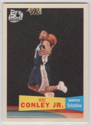2007-08 Topps - 1957/58 Variations #114 - Mike Conley - ROOKIE - Memphis Grizzlies