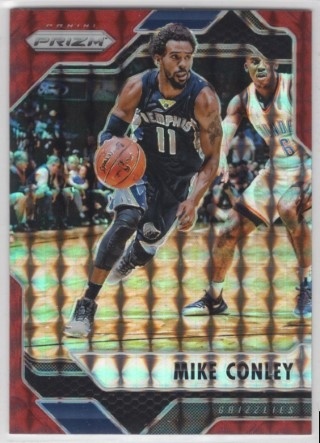 2016-17 Panini Prizm Mosaic - Red #069 - Mike Conley - Memphis Grizzlies