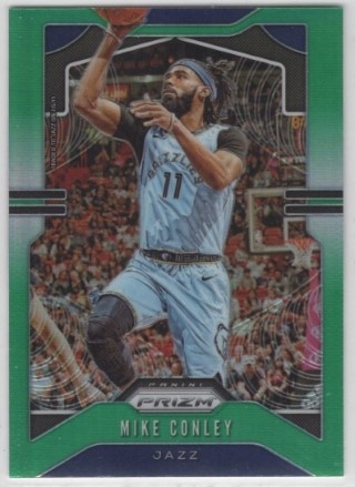 2019-20 Panini Prizm - Prizm Green #244 - Mike Conley - Utah Jazz