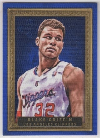 2013-14 Court Kings - Portraits Blue Frame #041 - Blake Griffin SN75 - LA Clippers