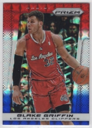 2013-14 Panini Prizm - Prizm Red White & Blue Mosaic #112 - Blake Griffin - LA Clippers