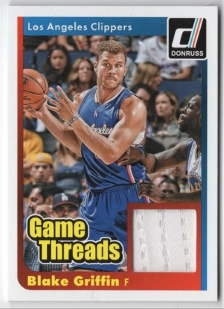 2014-15 Donruss - Game Threads #26 - Blake Griffin MEM - LA Clippers