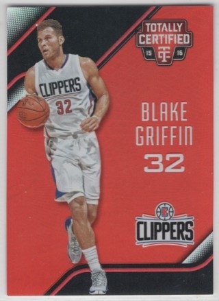 2015-16 Totally Certified - Mirror Red #138 - Blake Griffin SN149 - LA Clippers