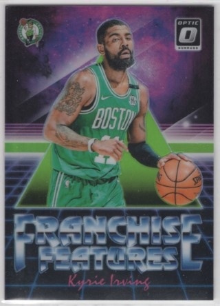 2018-19 Donruss Optic - Franchise Features Lime Green #02 - Kyrie Irving SN149 - Boston Celtics