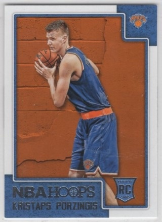 2015-16 Hoops - #261 Kristaps Porzingis - ROOKIE - New York Knicks