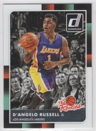 2015-16 Donruss - The Rookies #25 - D'Angelo Russell - ROOKIE - LA Lakers
