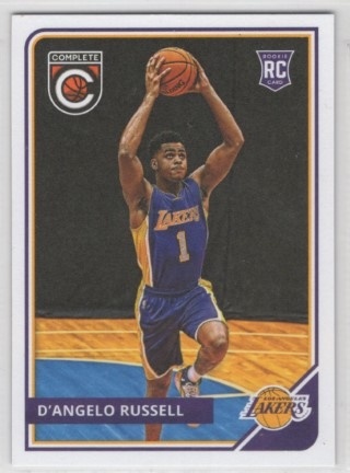 2015-16 Panini Complete - #330 D'Angelo Russell - ROOKIE - LA Lakers