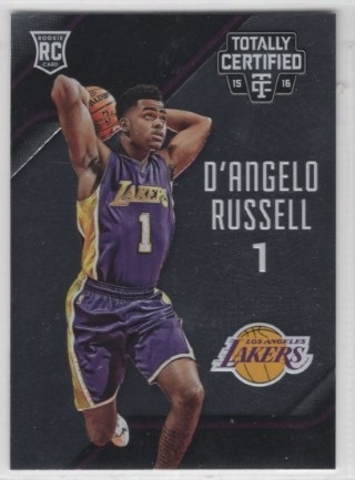 2015-16 Totally Certified - #178 D'Angelo Russell - ROOKIE - LA Lakers