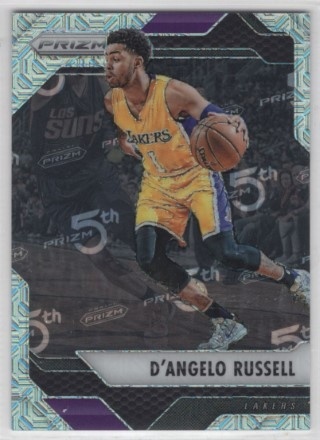 2016-17 Panini Prizm - Prizm Mojo #132 - D'Angelo Russell SN25 - LA Lakers