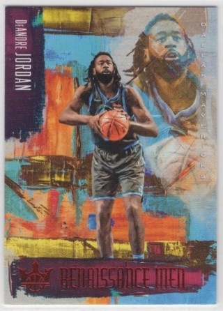 2018-19 Court Kings - Renaissance Men Ruby #12 - DeAndre Jordan SN99 - Dallas Mavericks