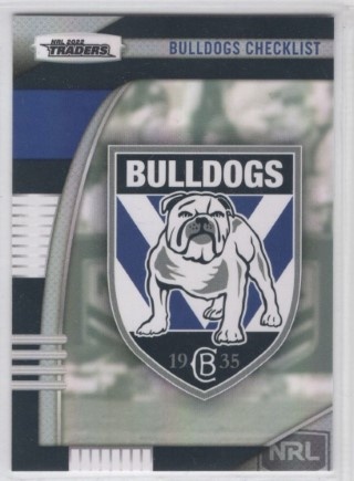 NRL - 2022 Traders - Canterbury Bulldogs - Pearl Special (select from list)