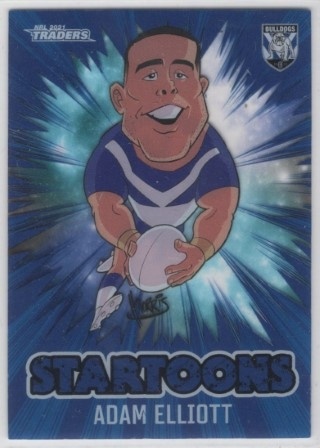 NRL - 2021 Traders - Startoons - #ST03 - Adam Elliott - Canterbury Bulldogs