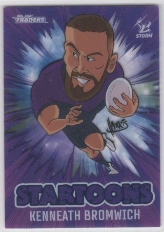 NRL - 2021 Traders - Startoons - #ST08 - Kenneath Bromwich - Melbourne Storm
