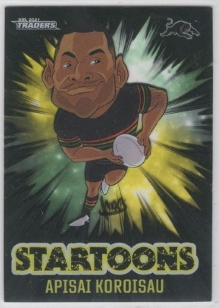 NRL - 2021 Traders - Startoons - #ST12 - Apisai Koroisau - Penrith Panthers