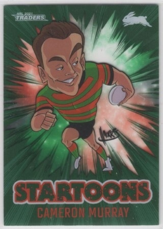 NRL - 2021 Traders - Startoons - #ST13 - Cameron Murray - South Sydney Rabbitohs