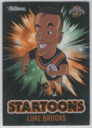 NRL - 2021 Traders - Startoons - #ST18 - Luke Brooks - Wests Tigers