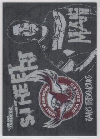 NRL - 2021 Traders - Street Art Black - #SAB06 - Jake Trbojevic - Manly Sea Eagles