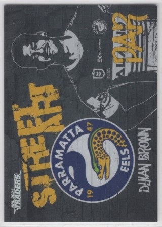 NRL - 2021 Traders - Street Art Black - #SAB10 - Dylan Brown - Parramatta Eels
