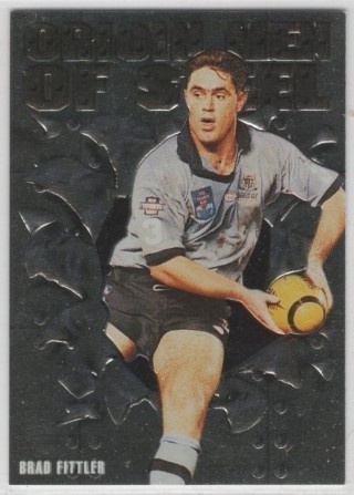 NRL - 1995 Dynamic Series 2 - Origin Men of Steel #OS2 - Brad Fittler - NSW Blues