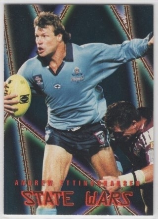NRL - 1996 Dynamic Series 2 - State Wars #SW01 - Andrew Ettingshausen - NSW Blues