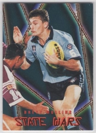 NRL - 1996 Dynamic Series 2 - State Wars #SW06 - Brett Mullins - NSW Blues