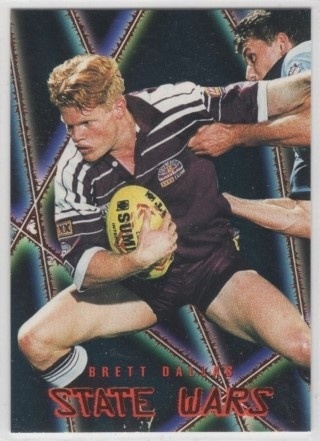 NRL - 1996 Dynamic Series 2 - State Wars #SW10 - Brett Dallas - Queensland Maroons
