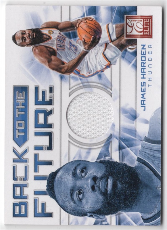 2012-13 Elite - Back to the Future Materials #15 - James Harden MEM - OKC Thunder